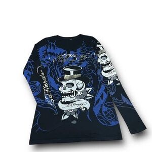Christian Audigier × Ed Hardy Long Sleeve T shirt